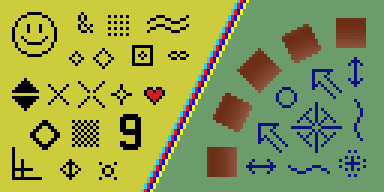 Skalierung eines Pixel-Art-Bildes auf 300 % durch Pixelwiederholung