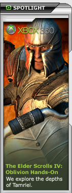 The Elder Scrolls IV: Oblivion Hands-On