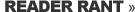 Reader Rant Reader Rant