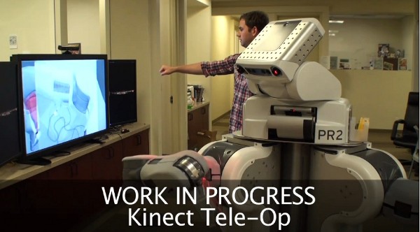 Kinect Controlled Robot