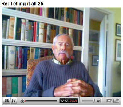 YouTube video by Martin Harris about WWII experiences, MHarris1920