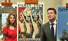 Olympic deliverance. <br />Do posters have much to do with graphic design any more? </br>