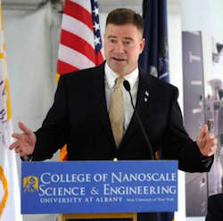 Rep. Chris Gibson (R-NY) taking credit for a solar program funded by the stimulus and other Obama programs. BERJAYA