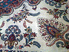 The floral patterns of a Persian carpet The floral patterns of a Persian carpet
