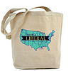 True Blue Liberal Tote Bag