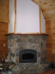 Finished Fireplace