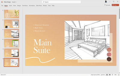Create standout presentations with Microsoft Powerpoint.