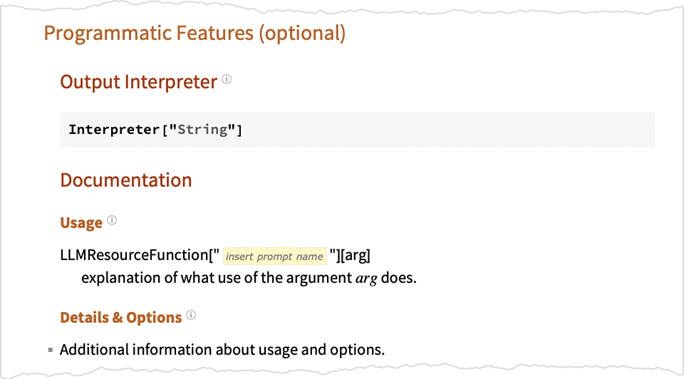 Programmatic Features