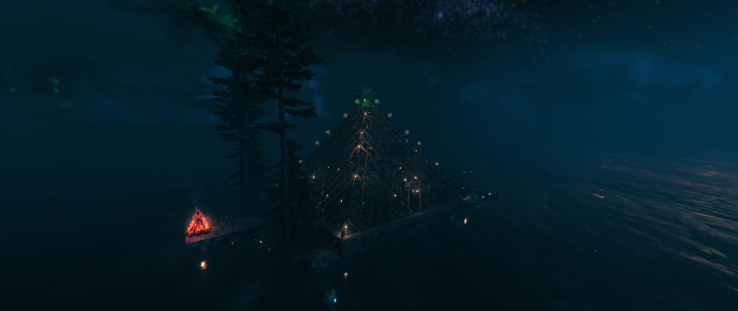 VALHEIM Mega Pyramid Base