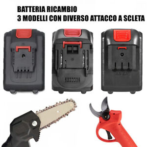 Batteria Ricambio 24V 3200 mAh sega elettrica Elettrosega Motosega Avvitatore