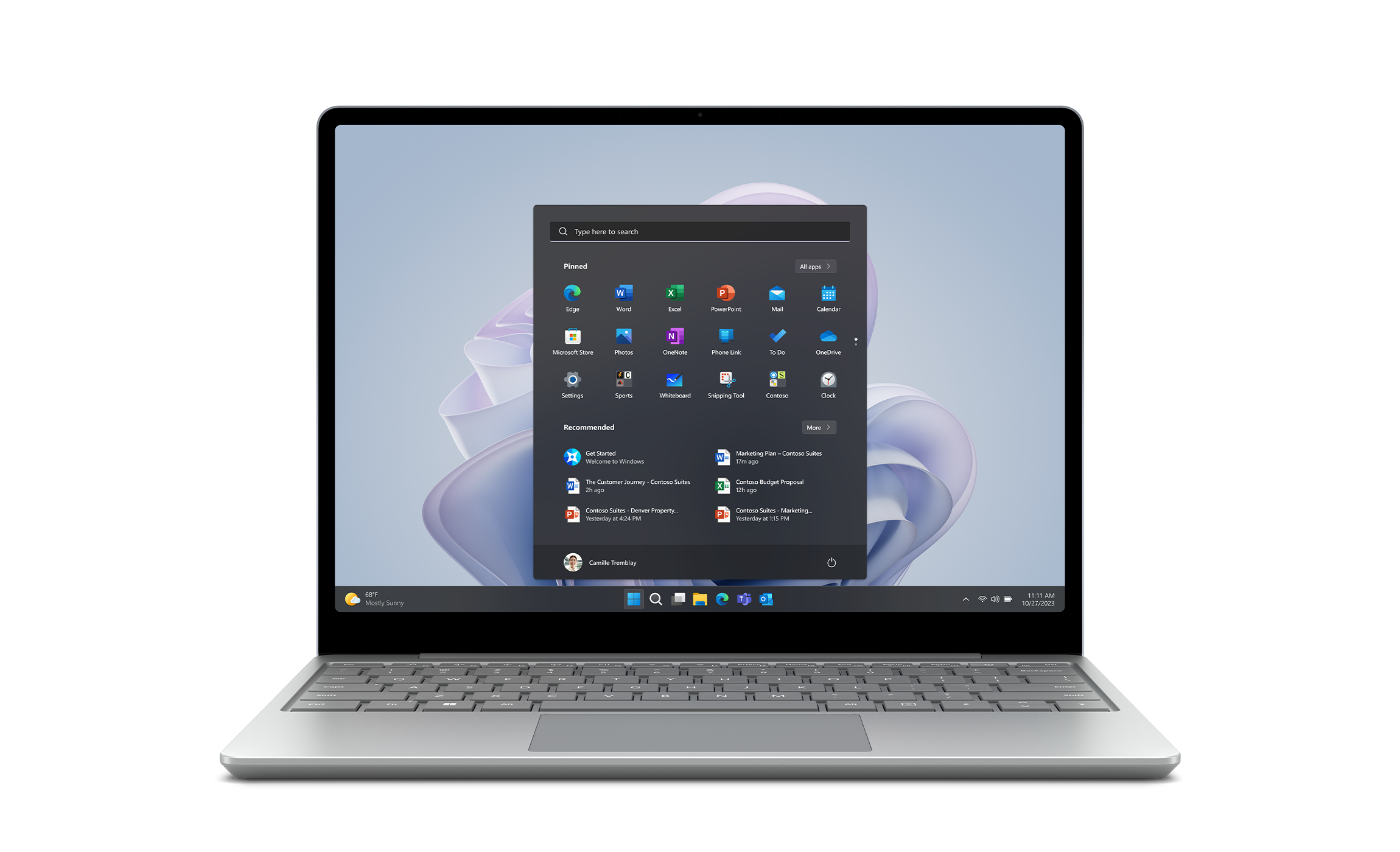 A Surface Laptop Go 3 for Business.