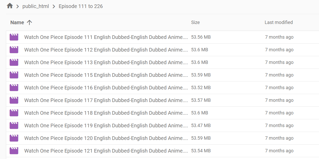 Server Files