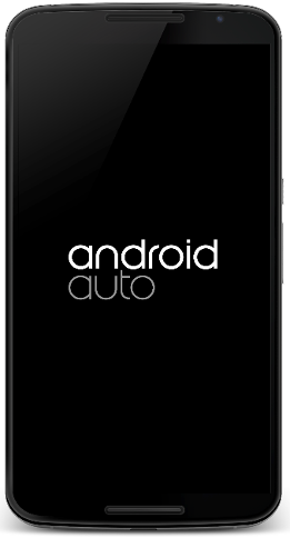 Android Auto is launched on the mobile device