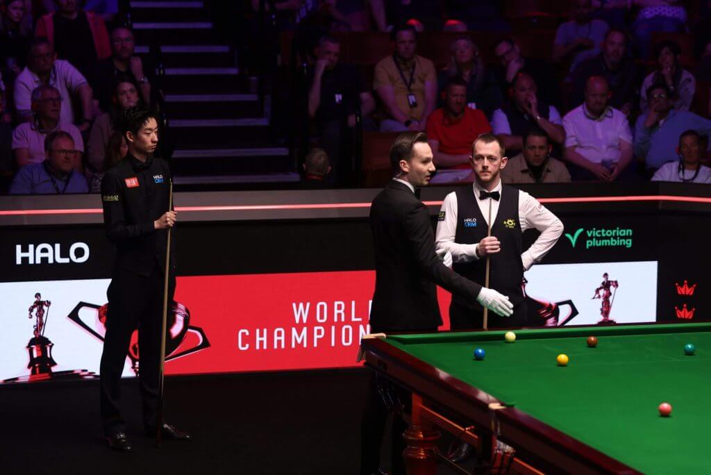 I was at the snooker for the longest frame in Crucible history. This is why the referee was heckled