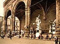Floransa Piazza Signoria'da Loggia dei Lanzi
