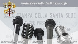 2017.06.21 Press Conference Presentation of Aid for South Sudan project