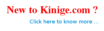 New to Kinige?