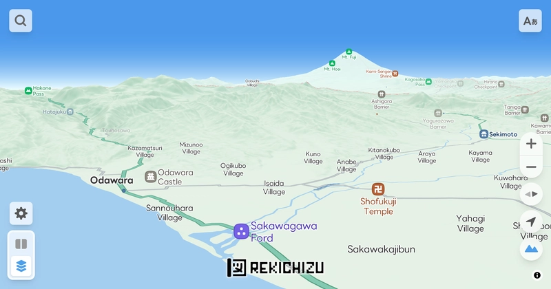 Rekichizu - Example of 3D terrain