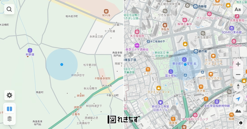 Rekichizu - Example of GPS