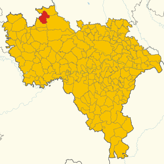 Gravellona Lomellinas läge i Pavia