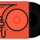 Vinyl record partially inside an orange sleeve with "WordPress 7.0 Armstrong" text.