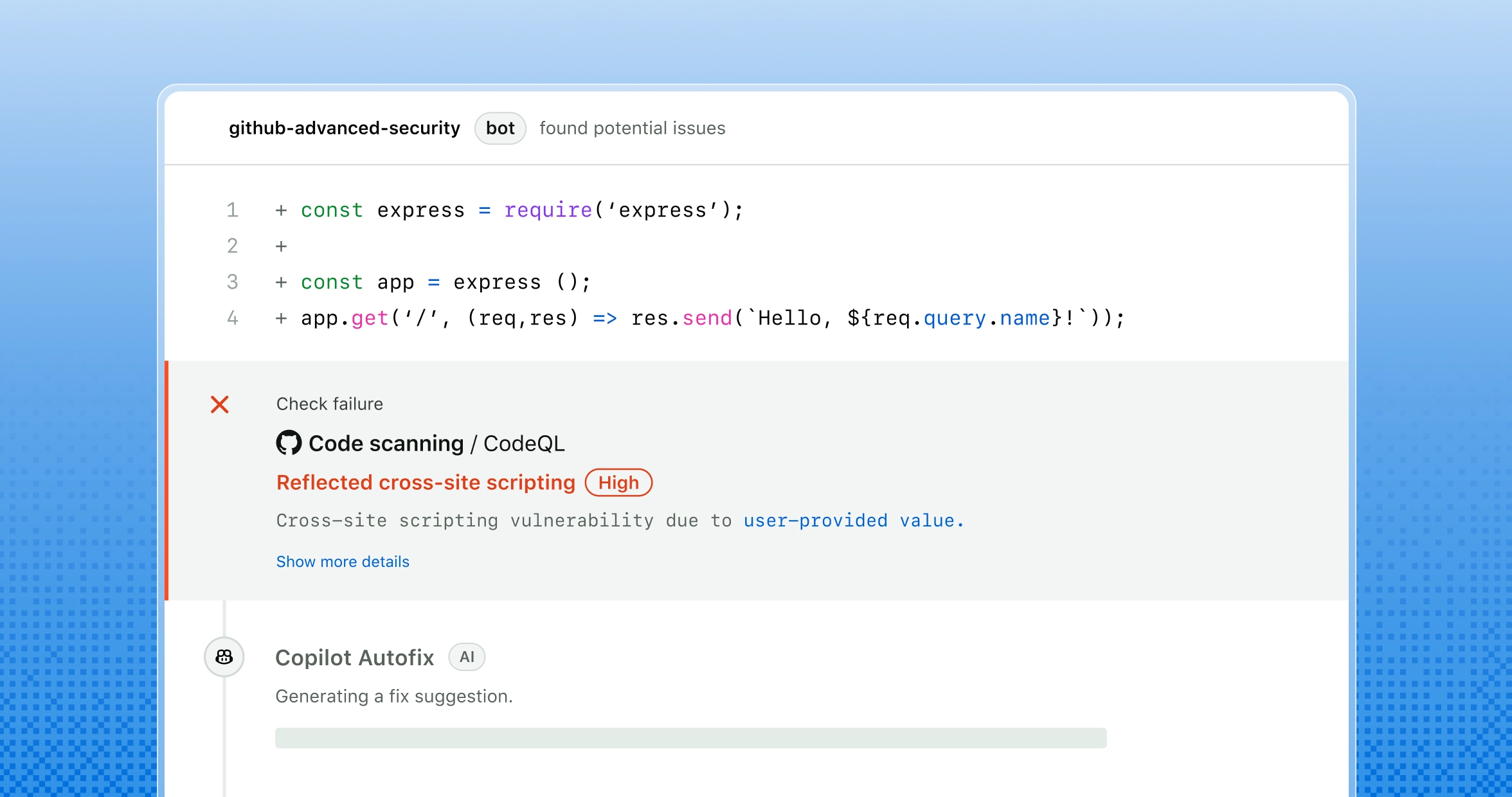 What is GitHub code security?