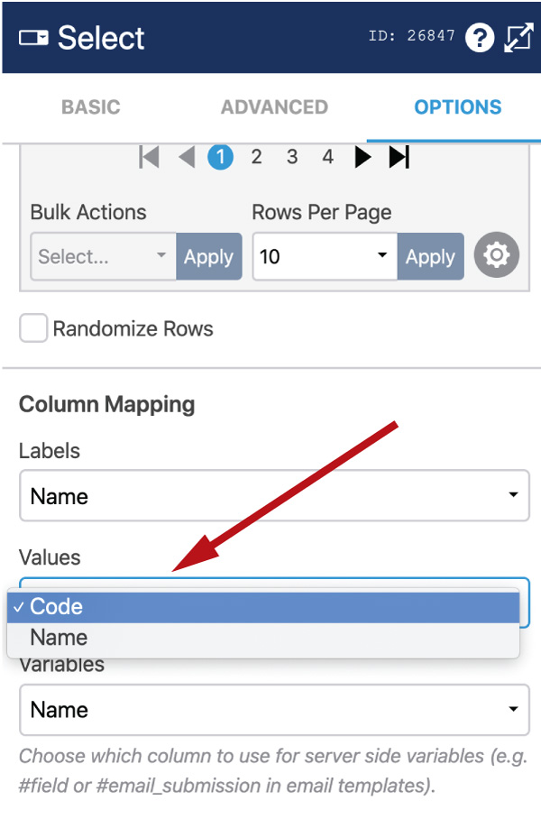 WS Form - Data Source - Column Mapping
